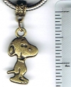 Snoopy Antique Bronze European Charm