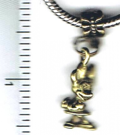 Minnie Mouse Antique Bronze European Charm