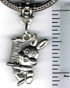 Easter Bunny European Charm