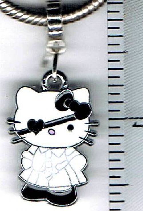 Hello Kitty Pirate White European Charm