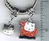 2x Hello Kitty Red European Charm