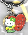 Hello Kitty Red Heart European Charm