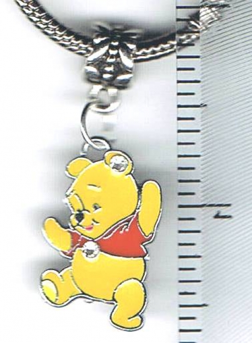 Winnie The Pooh Crystal European Charm