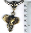 Antique Bronze Elephant European Charm