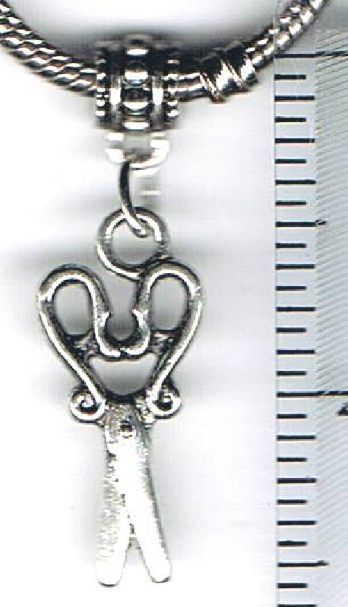 Fancy Scissors European Charm