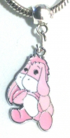 Eeyore Pink European Charm