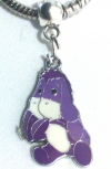 Eeyore Purple European Charm