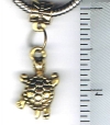 Turtle Gold European Charm