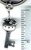 Hello Kitty Face Key European Charm