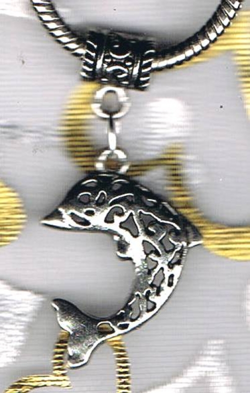 Hollow Dolphin European Charm