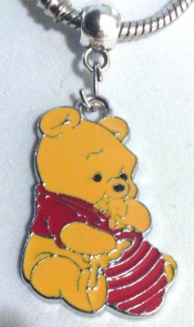 Winnie The Pooh Black Honey Pot European Charm