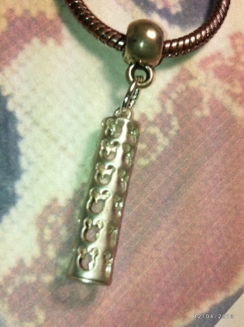 Mickey Mouse Logo Tube European Charm