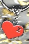 Heart Red LV European Charm