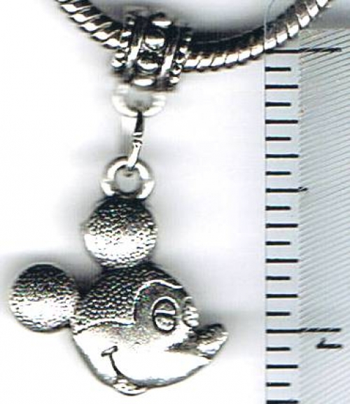 Mickey Mouse Face European Charm