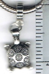 Turtle Silver European Charm